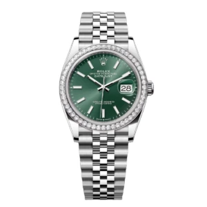 RLX Datejust 36mm 126284 Green Dial Jubilee Bracelet