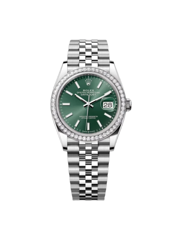 RLX Datejust 36mm 126284 Green Dial Jubilee Bracelet