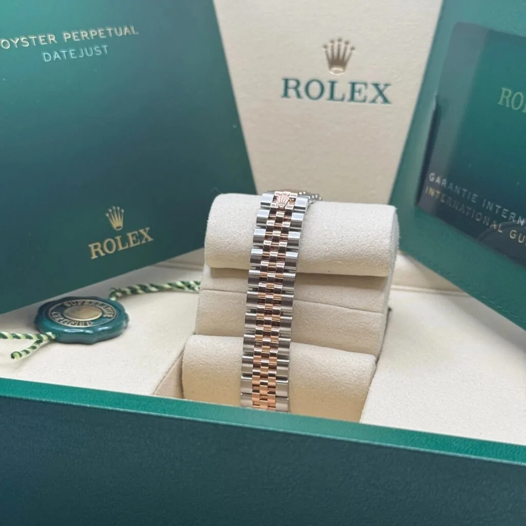 RLX Lady-Datejust 31mm 279171 Aubergine Diamond Oyster Stainless Steel and Rose Gold