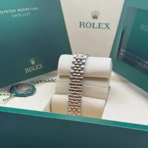 RLX Lady-Datejust 31mm 279171 Aubergine Diamond Oyster Stainless Steel and Rose Gold