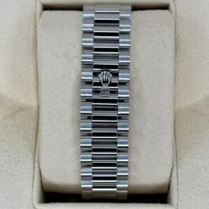 RLX Day-Date "President" 40mm Platinum Ice Blue Roman Dial - 228236