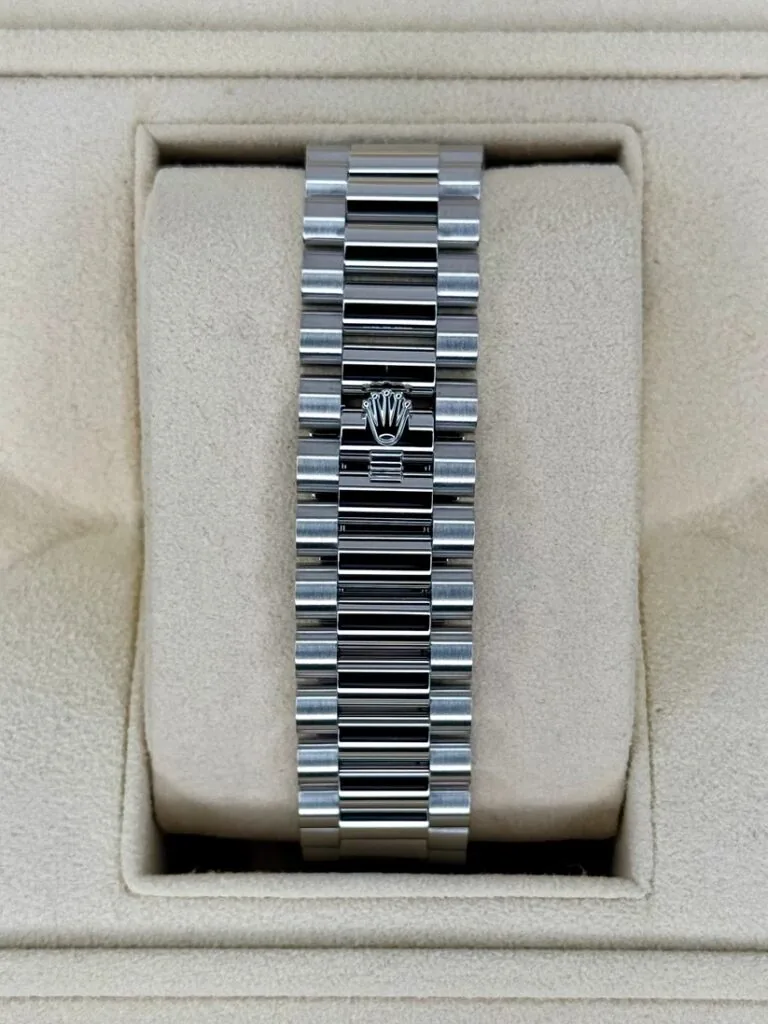 RLX Day-Date "President" 40mm Platinum Ice Blue Roman Dial - 228236
