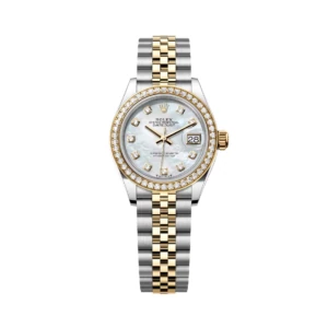 RLX Lady-Datejust 31mm 279383RBR Mother-of-Pearl Dial Yellow Rolesor Oyster Bracelet