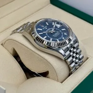 RLX Sky-Dweller 42mm 336934-0005/0006 Stainless Steel Blue Dial Jubilee