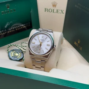 RLX Oyster Perpetual 36mm 126000-0001 Silver Dial Oyster Bracelet