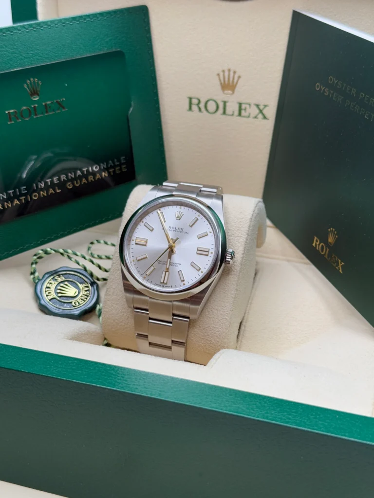 RLX Oyster Perpetual 36mm 126000-0001 Silver Dial Oyster Bracelet