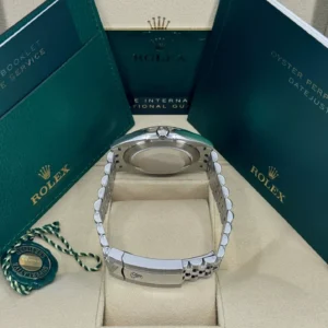 RLX Datejust 41mm 126300 Mint Green Dial Stainless Steel Oyster Bracelet Watch