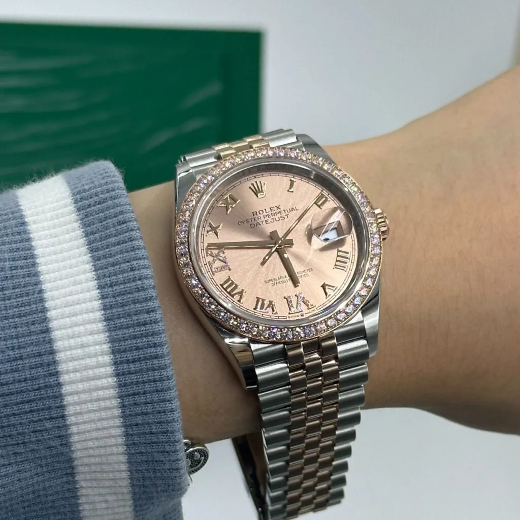 RLX Datejust 36mm 126281 Rose Dial Oyster 36mm Bracelet