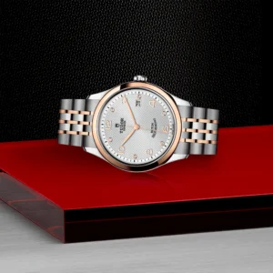 TUDOR 1926 39mm Two-Tone Silver Diamond Dial Men's Automatic Bracelet Watch M91551-0002