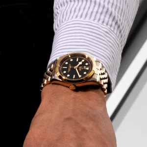 TUDOR Black Bay 41mm S&G Black Dial Automatic Men's Bracelet Watch M79683-0001