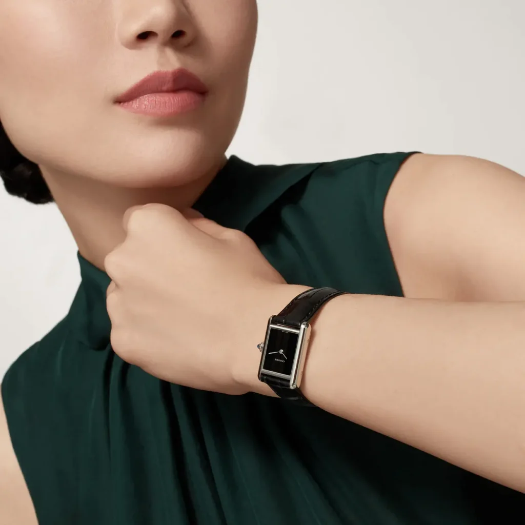 Cartier Tank Must Watch Small Model Black WSTA0071 - United Luxury