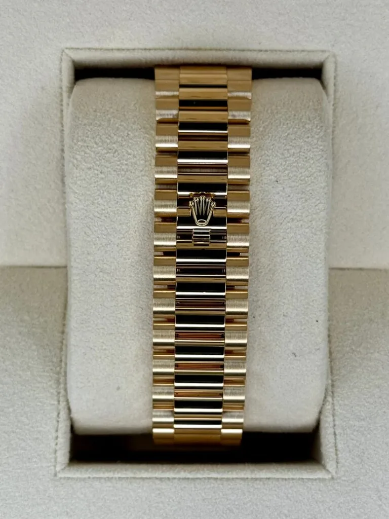 RLX Day-Date "President" 40mm Yellow Gold Champagne Roman Numeral Dial - 228238