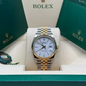 RLX Datejust 36mm 126233 White Index Dial Two-Tone Jubilee Bracelet Watch