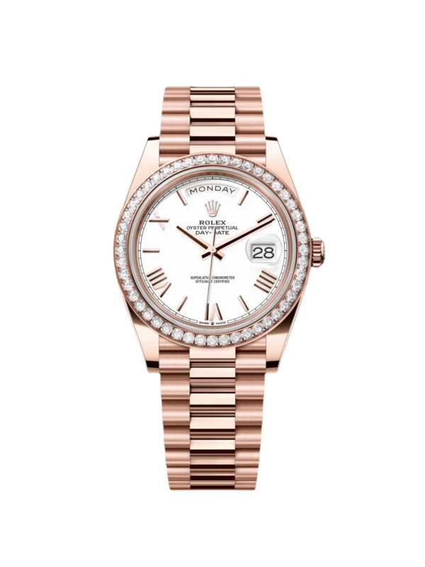 RLX Day-Date White Roman Dial 228345rbr-0012