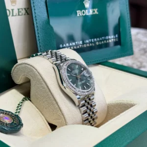 RLX Datejust m278384RBR-0021/0022 Mint Green 31mm Dial Oyster Watch