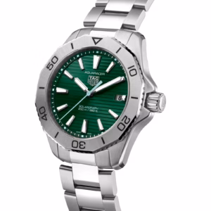TAG Heuer Aquaracer Professional 200 Solargraph 40mm Mens Watch Green WBP1115.BA0000