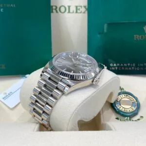 RLX Day-Date 40mm Slate Diamonds Dial 228236-0013