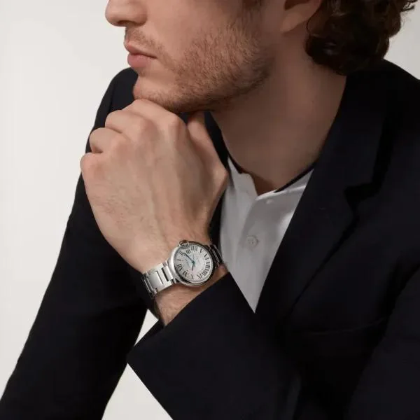Cartier Ballon Bleu Bleu Silver 36mm WSBB0048 - United Luxury
