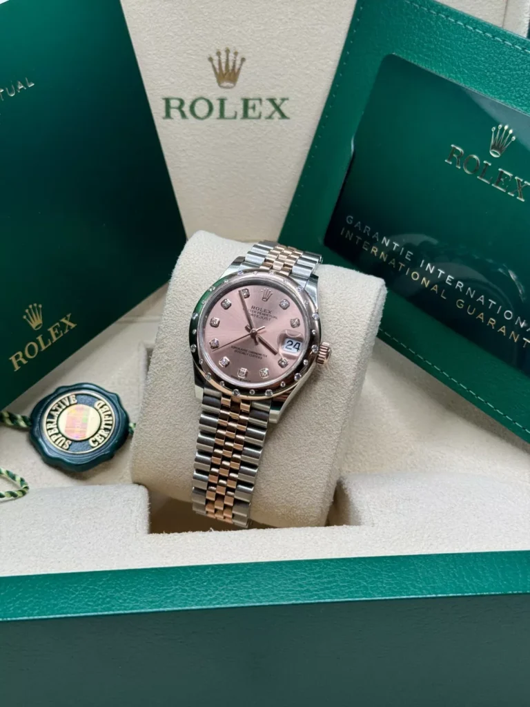 RLX Datejust m278341-0023/0024 Rosé Dial 31mm Oyster Bracelet