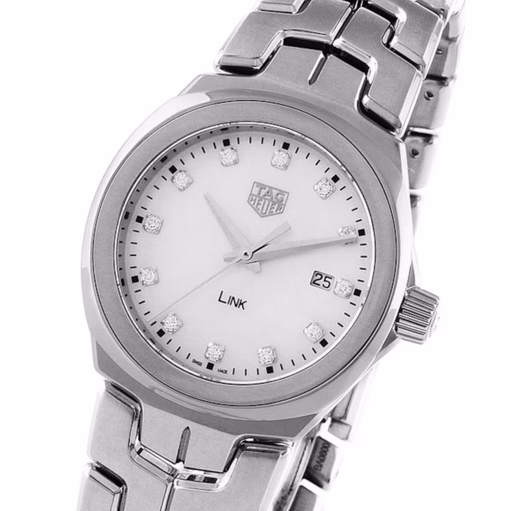TAG Heuer Link Date Quartz Date Mother Of Pearl 32mm Ladies Watch WBC1312.BA0600