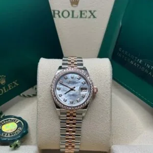 RLX Lady-Datejust 31mm 279381RBR Mother-of-Pearl Diamond Dial Oyster Bracelet
