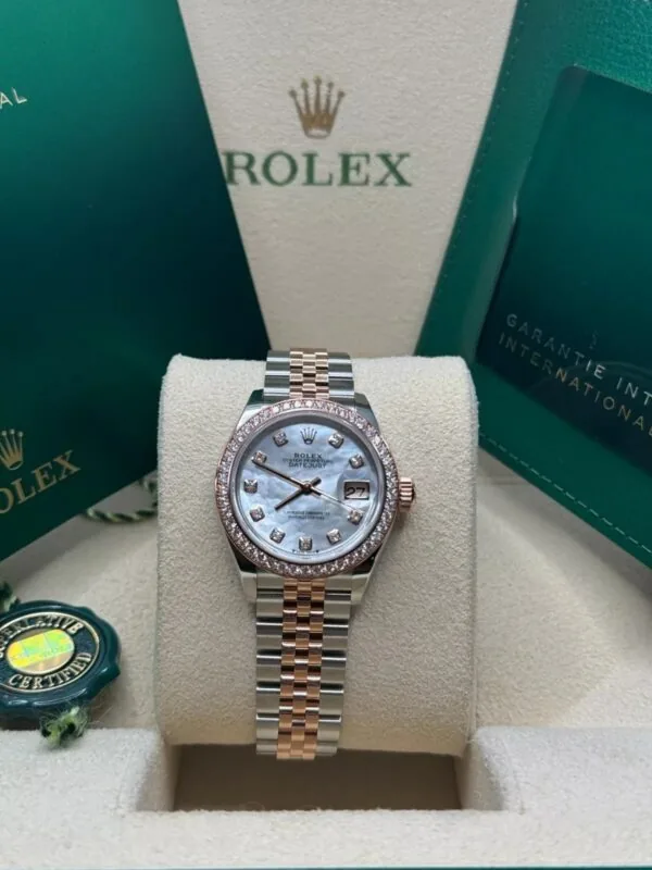 RLX Lady-Datejust 31mm 279381RBR Mother-of-Pearl Diamond Dial Oyster Bracelet