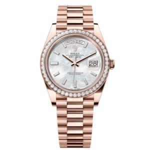 RLX Day-Date Mother of Pearl Diamonds Dial 228345rbr-0026