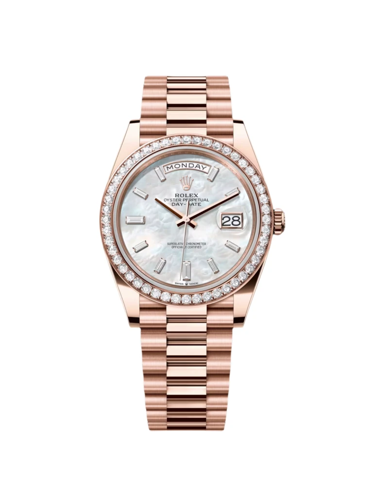 RLX Day-Date Mother of Pearl Diamonds Dial 228345rbr-0026