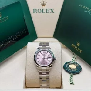 RLX Lady-Datejust 31mm 279160 Oyster Perpetual Pink Dial Oyster Bracelet