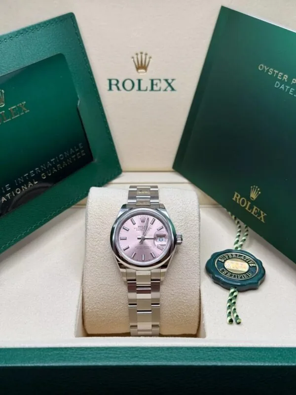 RLX Lady-Datejust 31mm 279160 Oyster Perpetual Pink Dial Oyster Bracelet