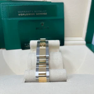 RLX Datejust 41mm 126303 Silver Index Oyster Steel and Yellow Gold Mens Watch