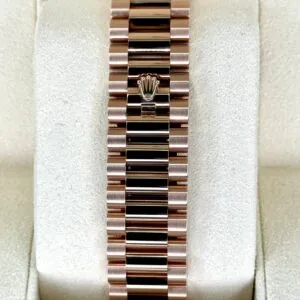 RLX Day-Date "President" 40mm Everose Gold Sundust Roman Dial - 228235