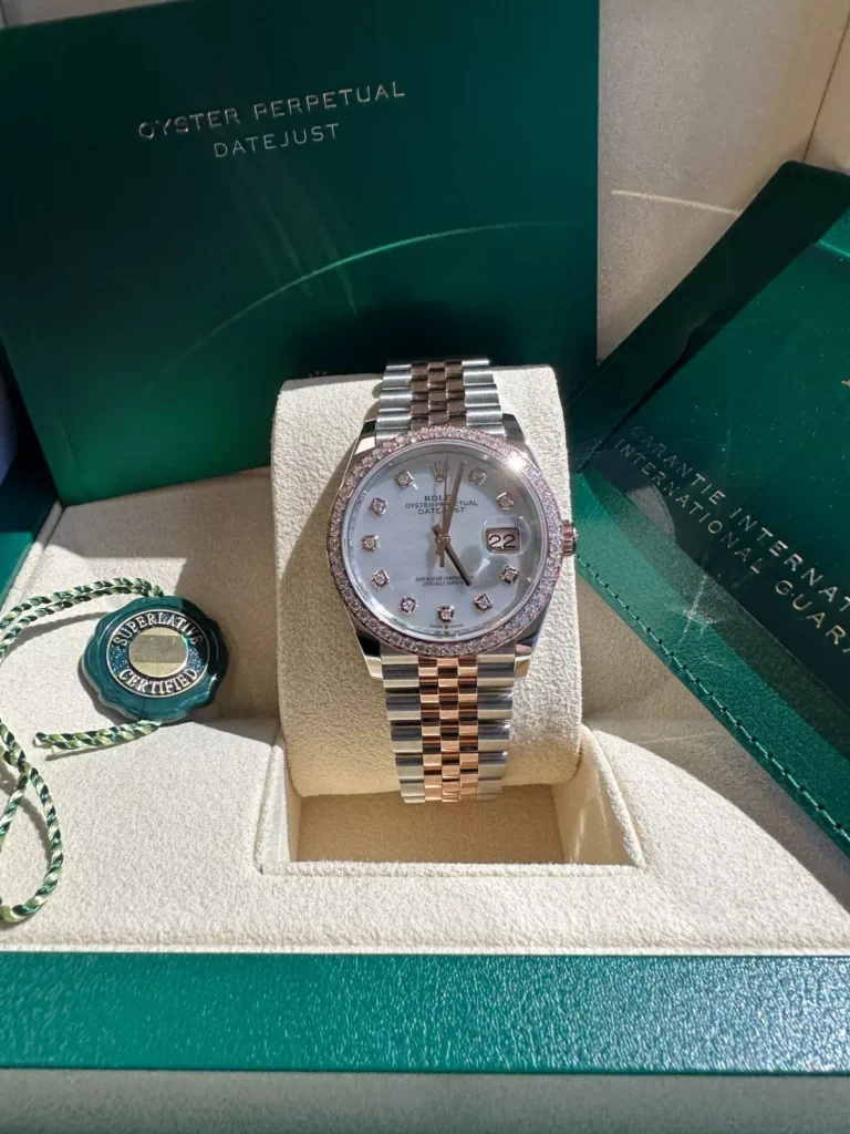 RLX Datejust 36mm 126281 Mother-of-Pearl Dial Jubilee Bracelet