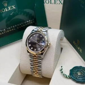 RLX Datejust m278273-0021/0022 31mm Dark Grey Dial Stainless Steel and Yellow Gold Oyster Watch