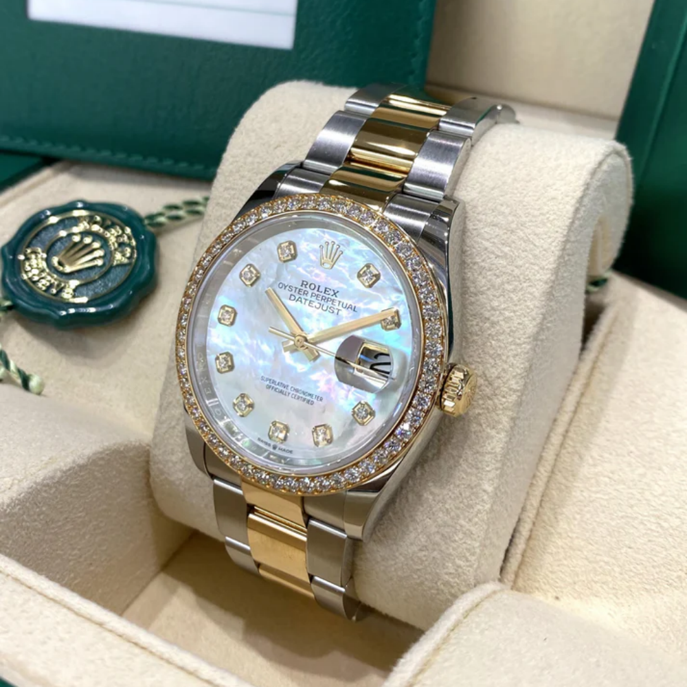 RLX Datejust 36mm 126283 White Mother-of-Pearl Dial Jubilee Bracelet Watch