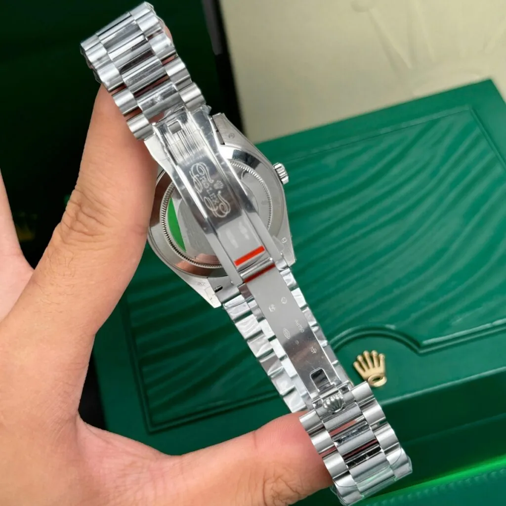 RLX Day-Date 40mm 228396TBR-0011 Silver Diamonds Dial