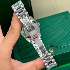 RLX Day-Date 40mm 228396TBR-0011 Silver Diamonds Dial
