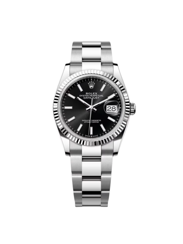 RLX Datejust 36mm 126234 Black Index Jubilee Stainless Steel Mens Watch