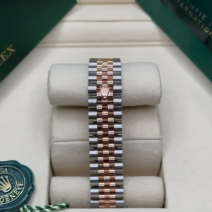 RLX Datejust m278381-0027/0028 Chocolate Diamond 31mm Dial Diamond-Set Bezel and Oyster Bracelet Watch