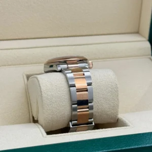 RLX Datejust m278241-0031/0032 31mm Silver Floral Motif Dial Oyster Bracelet Watch