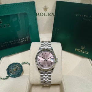 RLX Datejust m278274-0023/0024 Pink 31mm Dial Oyster Watch