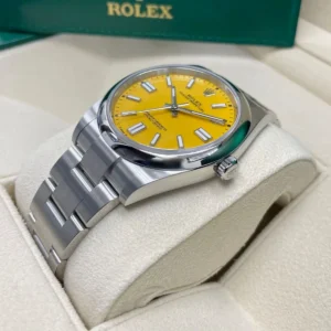 RLX Oyster Perpetual 36mm 126000-0004 Yellow Dial Stainless Steel Oyster Bracelet