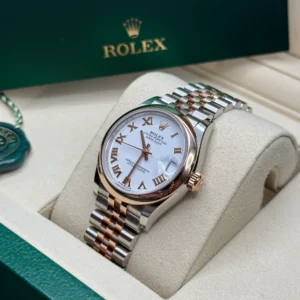 RLX Datejust m278241-0001/0002 White 31mm Dial Oyster Bracelet Watch