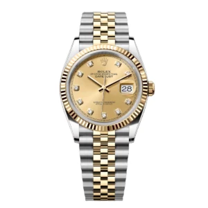 RLX Datejust 36mm 126233 Champagne Dial Jubilee Bracelet Watch