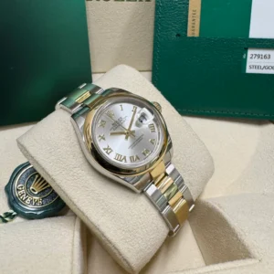 RLX Lady-Datejust 31mm 279163 Silver Roman Dial Oyster Bracelet