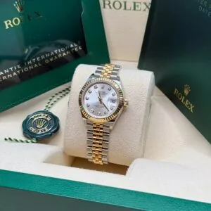 RLX Lady-Datejust 31mm 279173 Silver Diamond Dial Oyster Bracelet