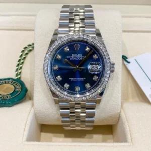 RLX Datejust 36mm 126284 Bright Blue Dial Jubilee Bracelet