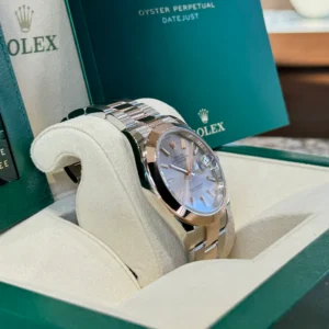 RLX Datejust 41mm 126301 Sundust Index Oyster Steel and Everose Gold Watch