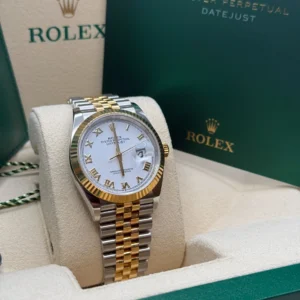 RLX Datejust 36mm 126233 White Dial Oyster Bracelet Watch