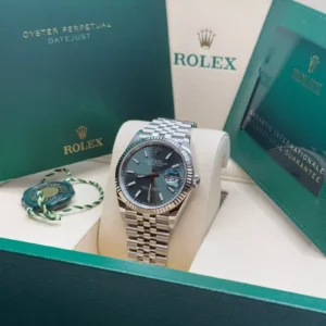 RLX Datejust 41mm Mint Green Dial Jubilee Bracelet Watch - 126334